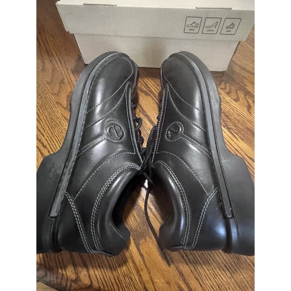 ECCO Light Neoflexor Shock Point Black Leather Lace Up Comfort Shoes 46, 12-12.5 - Picture 5 of 10